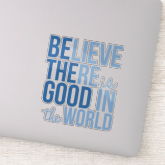 Adesivo Bom no vinil inspiracional mundial