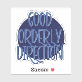 Adesivo Bom Ordenado Slogan de 12 Etapas