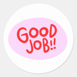 Adesivo Bom trabalho