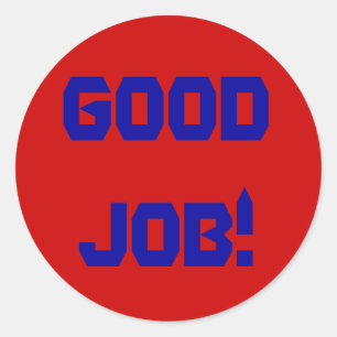 Adesivo Bom trabalho!