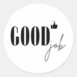 Adesivo Bom trabalho