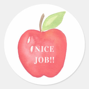 Adesivo Bom trabalho Crest De Sala De Aula