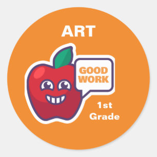 Adesivo Bom Trabalho! Personalização do Prêmio de Arte Est