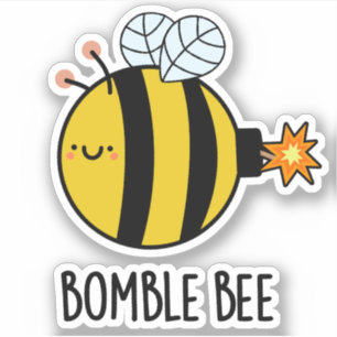 Adesivo Bomba de Bomba Bumblebee Engraçado Bomba de Bomba 