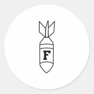 Adesivo Bomba de F
