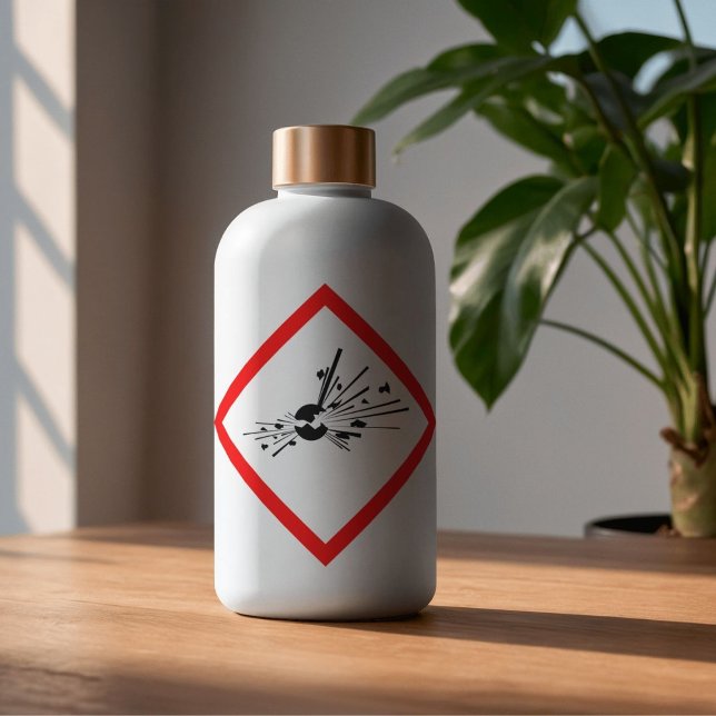 Adesivo Bomba explosiva - Rótulo GHS (Criador carregado)