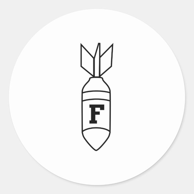 Adesivo Bomba F (Frente)