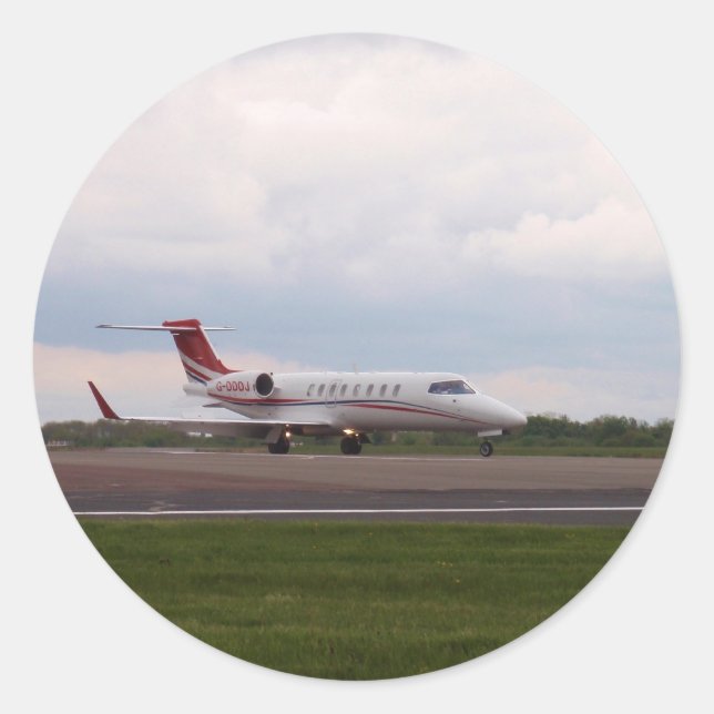 Adesivo Bombardier Lear Jet 45XR (Frente)