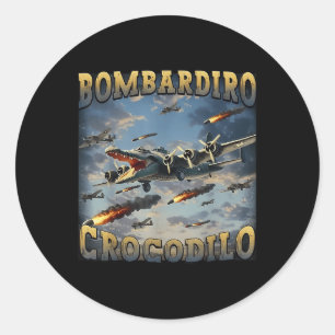 Adesivo Bombardino Crocodilo