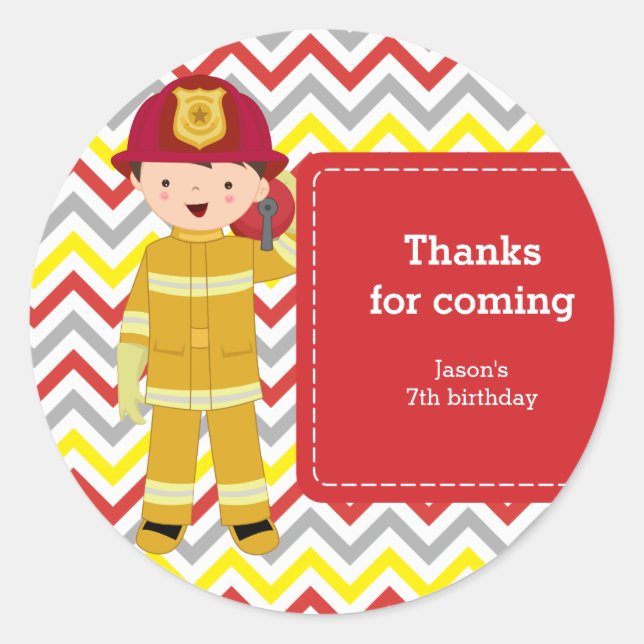 Adesivo Bombeiro (Frente)