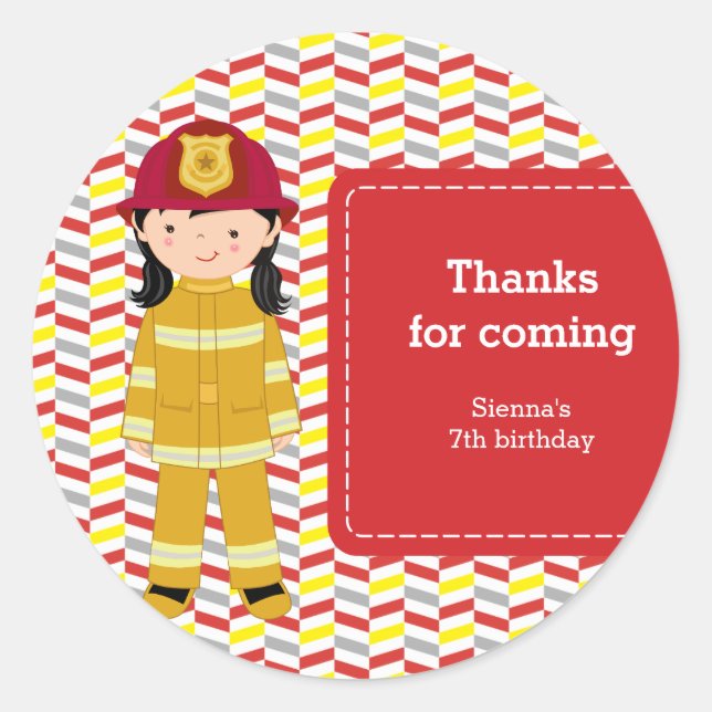 Adesivo Bombeiro (Frente)