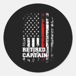 Adesivo Bombeiro aposentado Capitão Rank Retiret