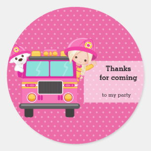 Adesivo Bombeiro bonito