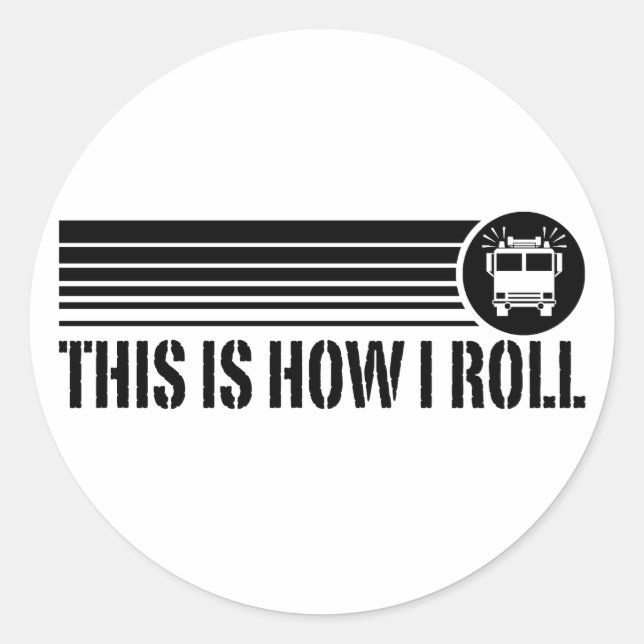 Adesivo Bombeiro engraçado (Frente)