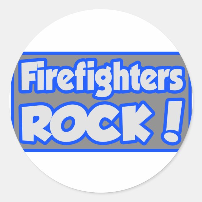 Adesivo Bombeiros Rock! (Frente)