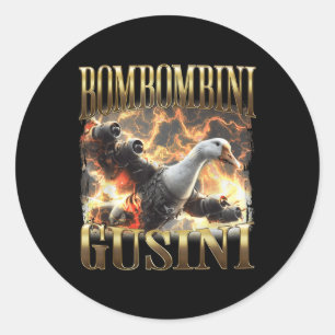 Adesivo Bombombini Gusini Engraçado italiano Brainrot Meme