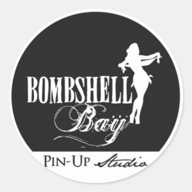 Adesivo Bombshell Bay Pin-Up Studio Sticker (Frente)
