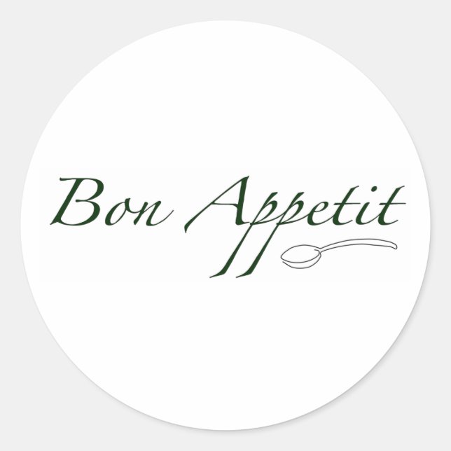 Adesivo Bon Appetit (Frente)