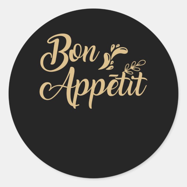 Adesivo Bon Appetit (Frente)