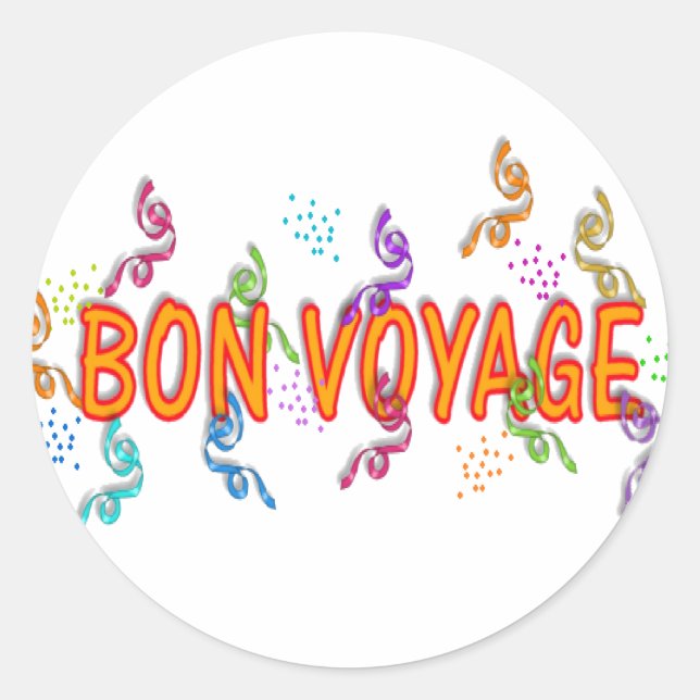 Adesivo Bon Voyage (Frente)