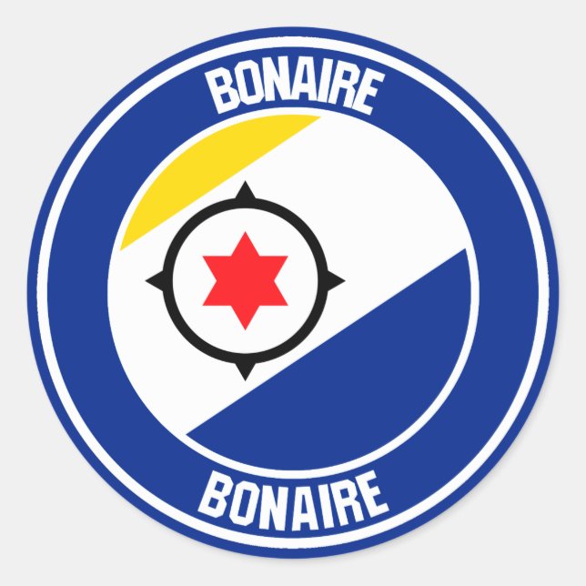 Adesivo Bonaire Round Emblem (Frente)