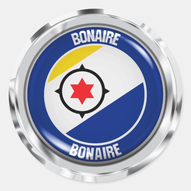 Adesivo Bonaire Round Emblem (Frente)