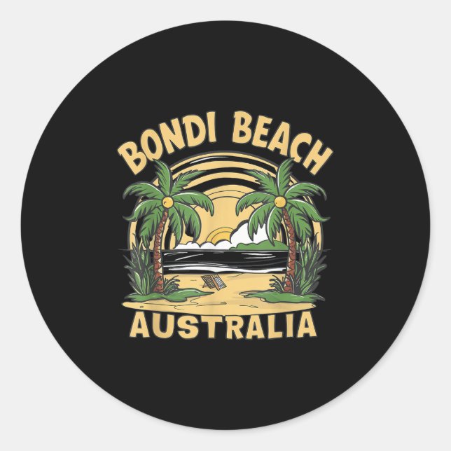 Adesivo Bondi Beach Austrália (Frente)