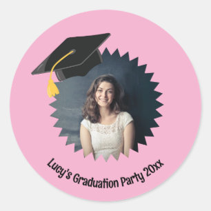 Adesivo Boné de formatura Personalizado de Foto e Texto