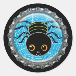 Adesivo Boné de Garrafa de Halloween