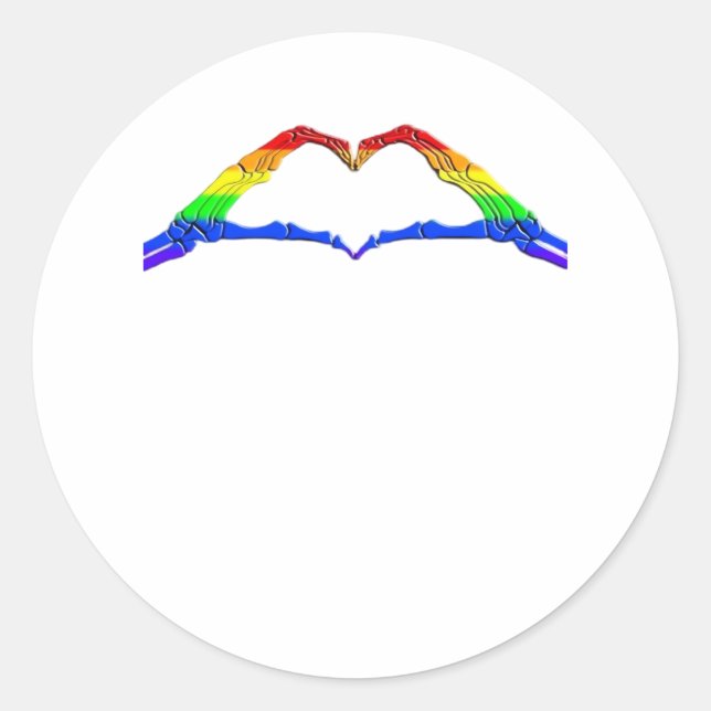 Adesivo Bone Hands Heart Classic (Frente)