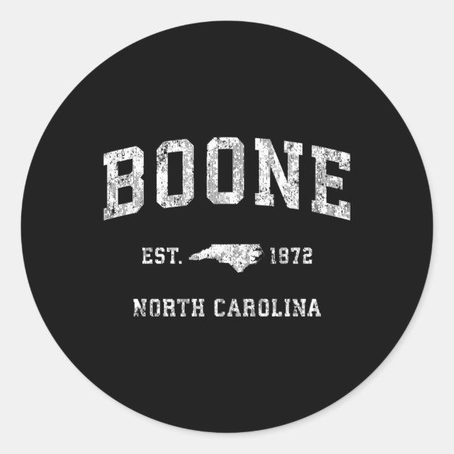 Adesivo Bone North Carolina Nc Athletic Sports (Frente)
