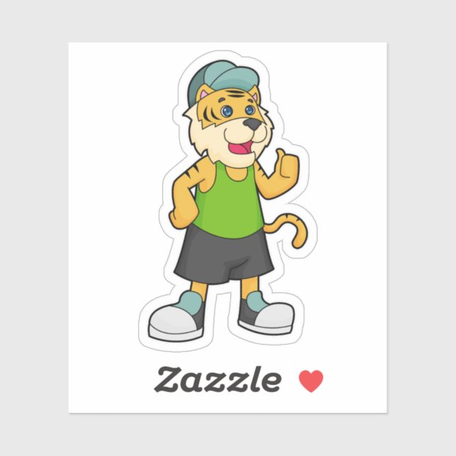 Adesivo Boné Tiger (Folha)