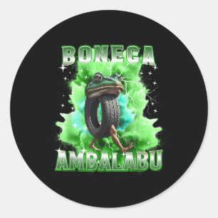 Adesivo Boneca Ambalabu Itália Brainrot Sapo Com Fe