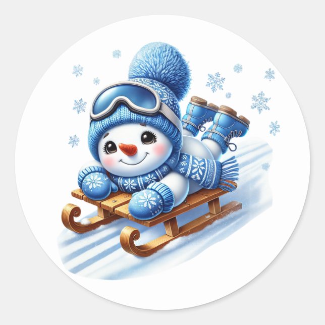 Adesivo Boneco de neve (Frente)
