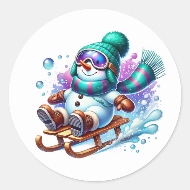 Adesivo Boneco de neve (Frente)