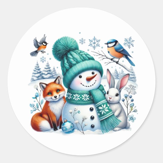 Adesivo Boneco de neve (Frente)