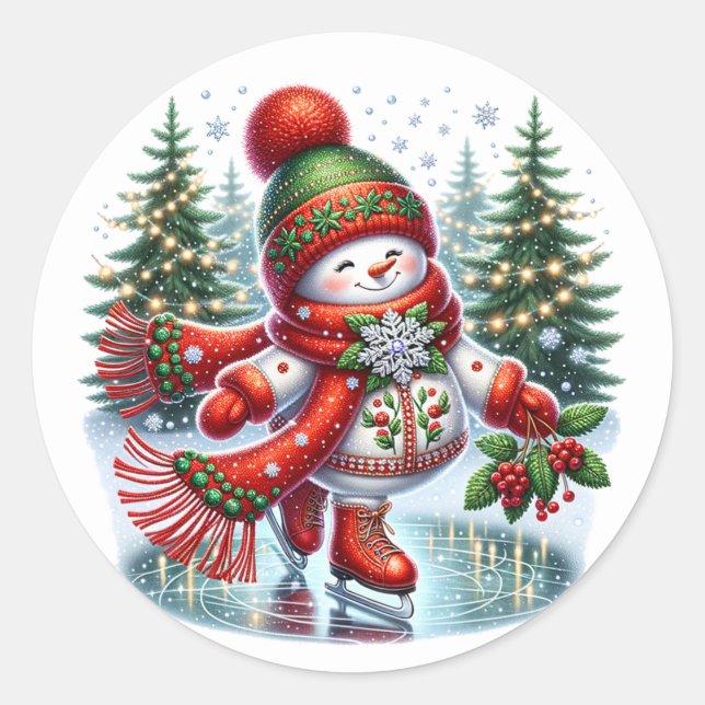 Adesivo Boneco de neve (Frente)