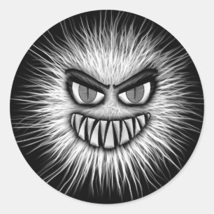 Adesivo Boneco de neve assustador