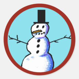 Adesivo Boneco de neve de KiniArt