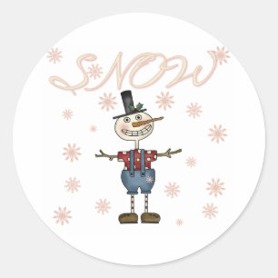 Adesivo Boneco de neve de Primsical da neve
