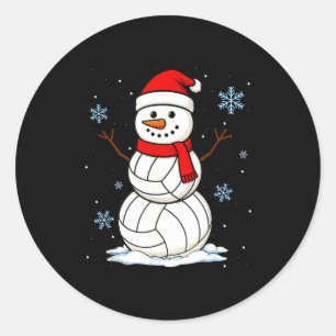 Adesivo Boneco de Neve de Volei Feliz Natal Srts Divertido