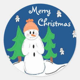 Adesivo Boneco de Neve e Amigos