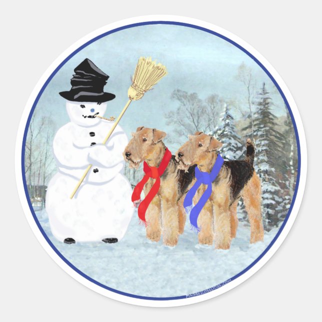 Adesivo Boneco de Neve Mágico (Frente)