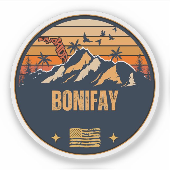 Adesivo Bonifay, Flórida  (Frente)