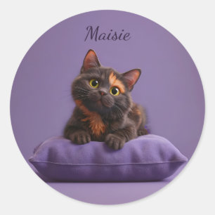 Adesivo Bonita Cartoon Tortoisesinferno Kitten em Cushio R