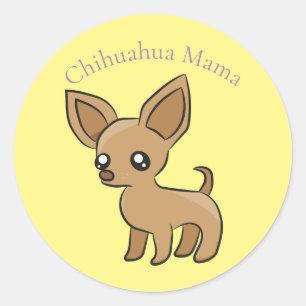 Adesivo Bonita Chihuahua Mama Art Thunder_Cove