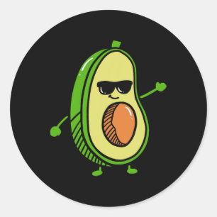 Adesivo Bonita dança Avocado - Gráficos Guacamole Avocado