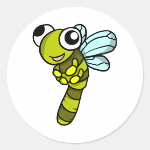 Adesivo Bonita Dragonfly Fly Inseto Inseto Idea