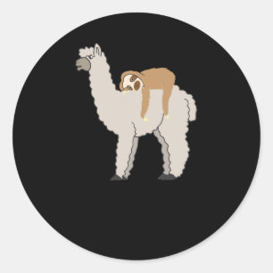 Adesivo Bonita e Engraçada Sonolência, Llama