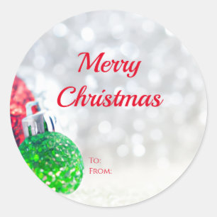 Adesivo Bonita "Feliz Natal", palitos para presentes